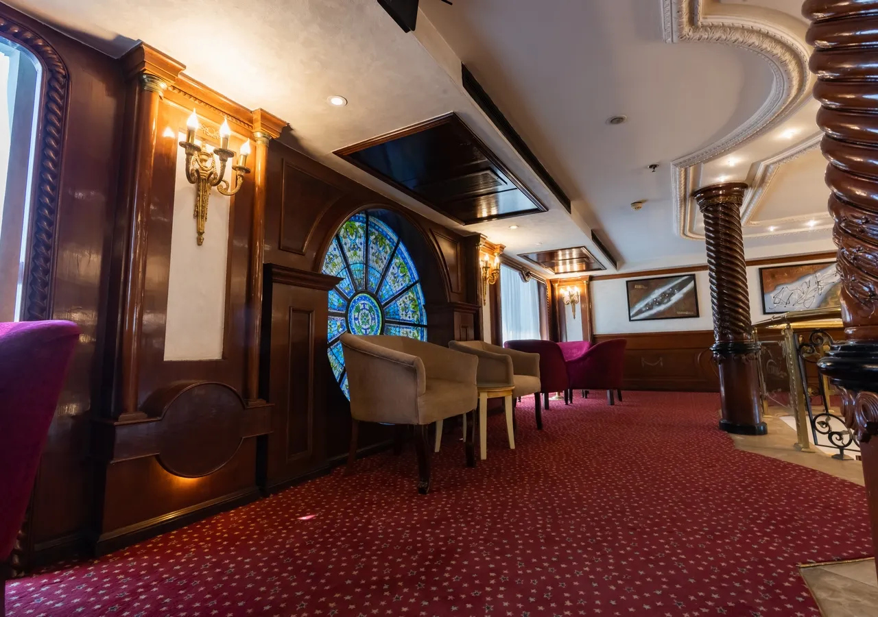 Lobby of the MS Monica Nile Cruise Nile cruise